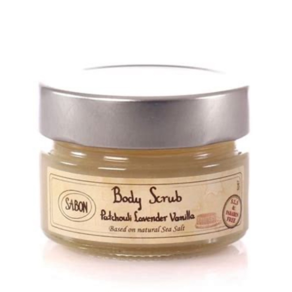 $5❤️‍🔥 SABON Patchouli Lavender Vanilla Body Scrub Mini 🚿 NEW